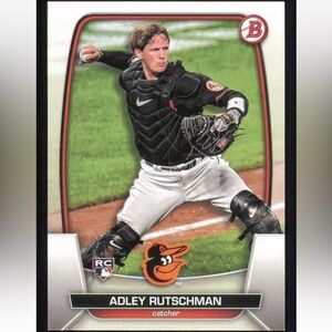 Adley Rutschman 2023 Bowman Baltimore Orioles Rookie RC Baseball Card